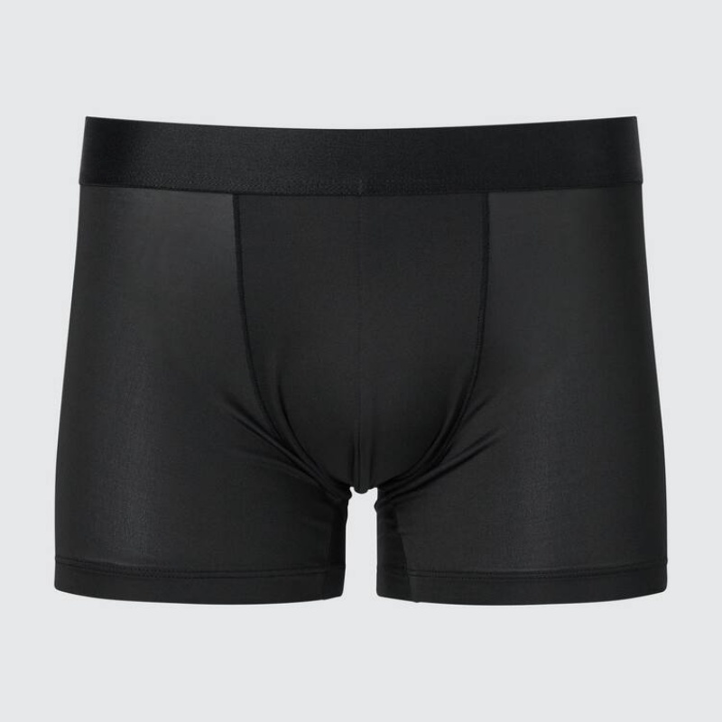 Uniqlo Airism Low Rise Boxers Men\'s Underwear Black | GMSTAQ130