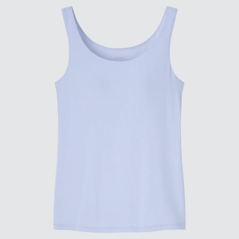 Uniqlo Airism Sleeveless Women\'s Bras Blue | UEPBSI296