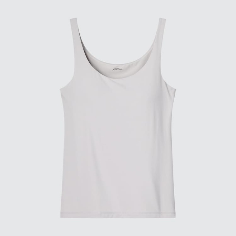 Uniqlo Airism Sleeveless Women's Bras Grey | VYXDHF278