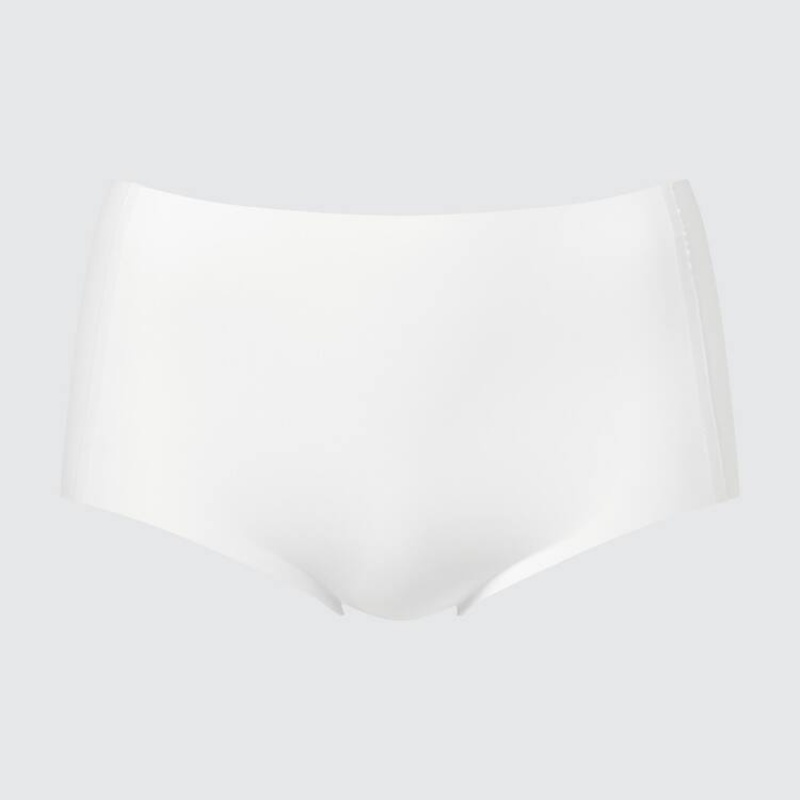 Uniqlo Airism Ultra Seamless High Rise Women\'s Underwear White | WGFCPU178