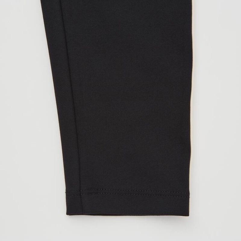 Uniqlo Airism Uv Protection Soft Kids' Leggings Black | SVOEDZ380