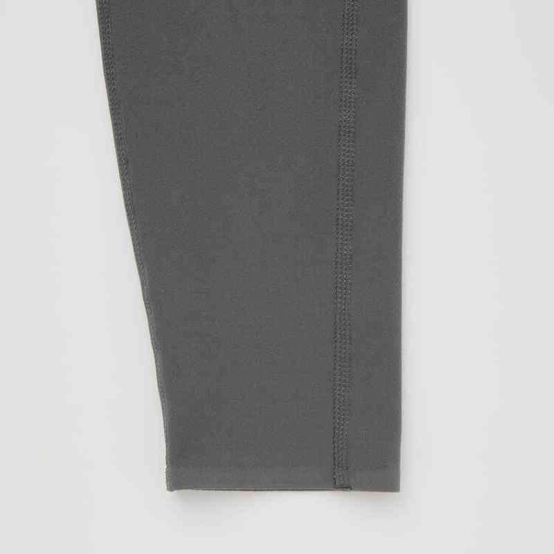 Uniqlo Airism Uv Protection With Pockets (Long) Women's Leggings Grey | VKRXUD564