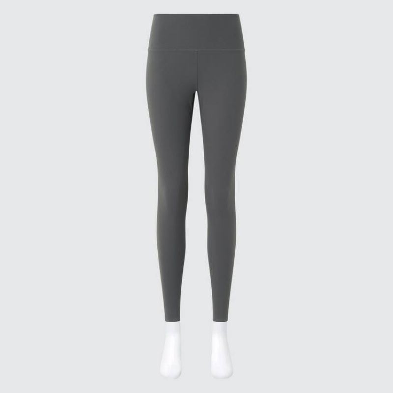 Uniqlo Airism Uv Protection Women\'s Leggings Grey | MQVZJN719