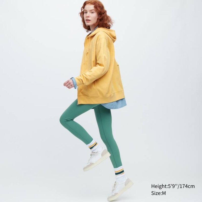 Uniqlo Airism Uv Protection Zipped Men's Hoodie Yellow | OGHNQY328