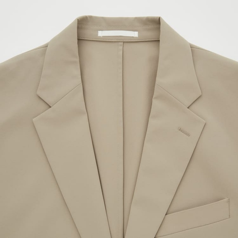 Uniqlo Airsense Ultra Light Men's Jackets Beige | HCYPSE812