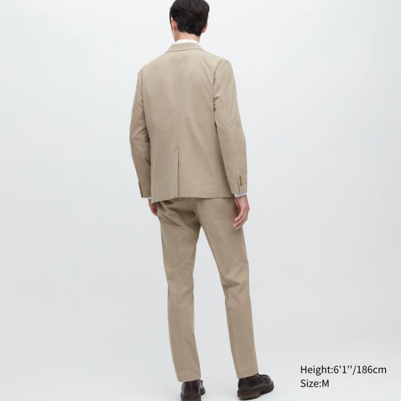 Uniqlo Airsense Ultra Light Men's Jackets Beige | AELWCI479