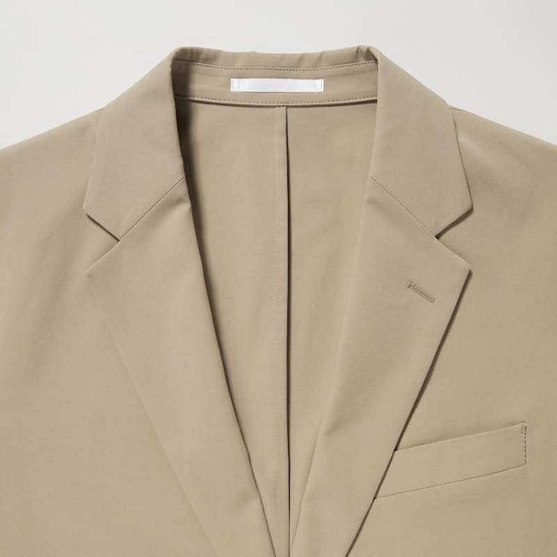 Uniqlo Airsense Ultra Light Men's Suits Beige | WOGRPK206