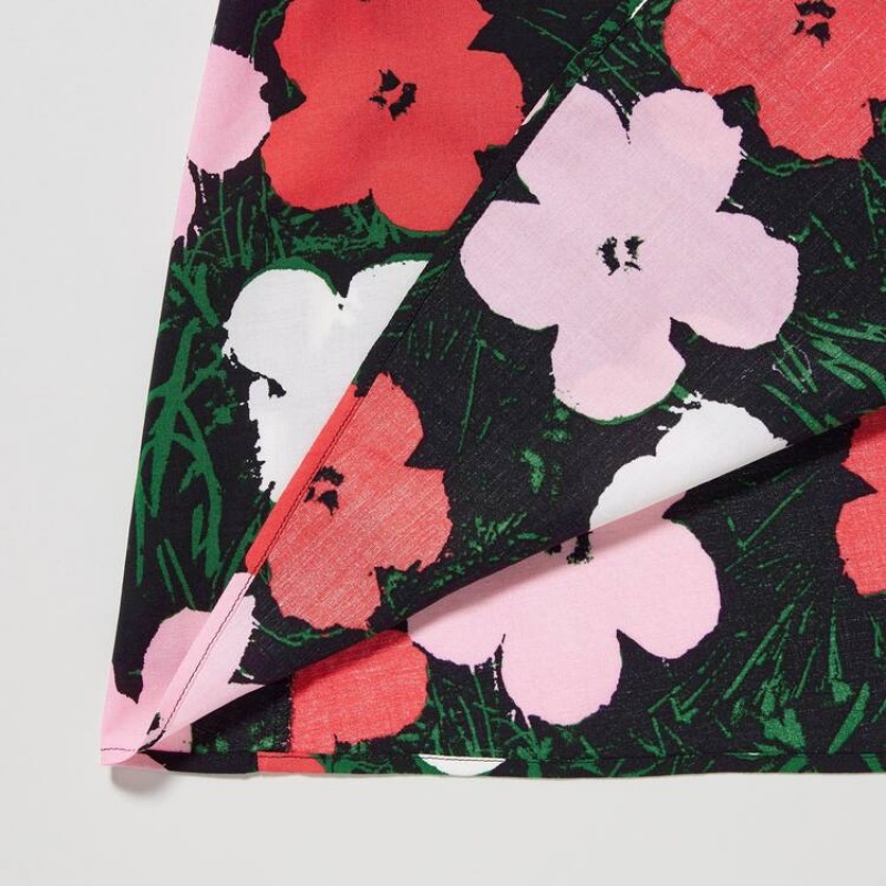 Uniqlo Andy Warhol Flowers Collection Ut Camisole Kids' Dress Pink | VKYQZW421