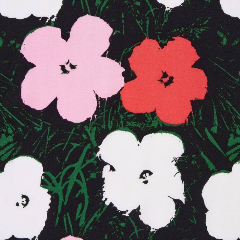 Uniqlo Andy Warhol Flowers Collection Ut Camisole Kids' Dress Pink | VKYQZW421