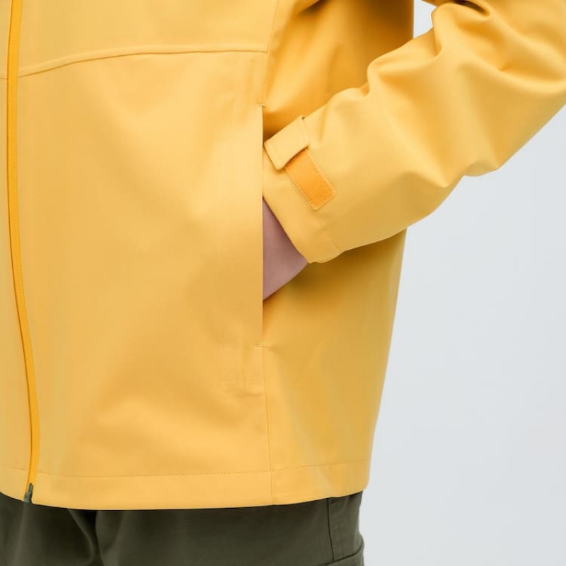 Uniqlo Blocktech Hooded Kids' Parka Yellow | XNIJAB593