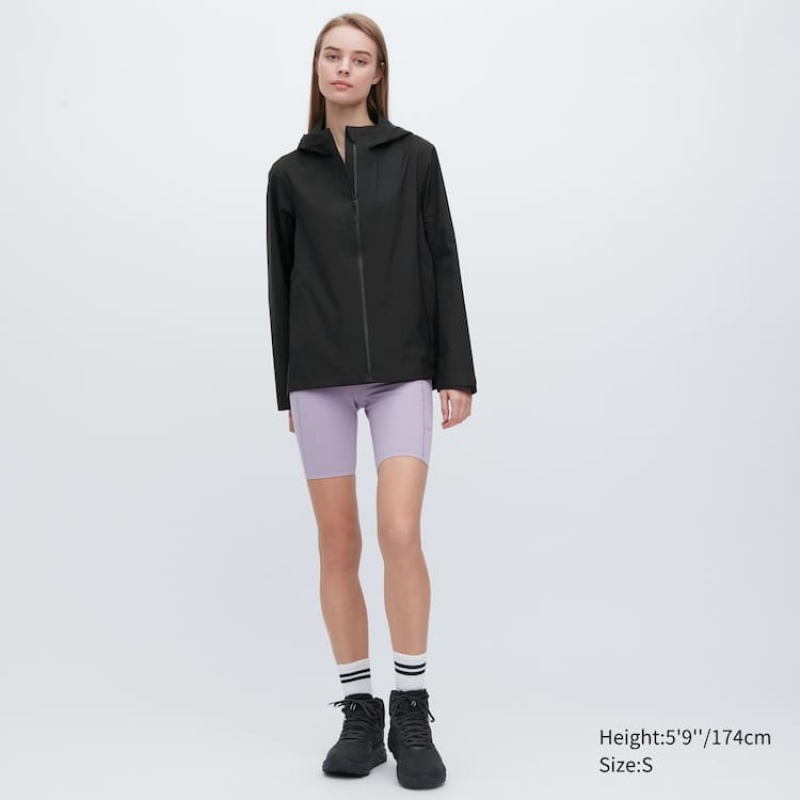 Uniqlo Blocktech Women's Parka Black | UYMTAQ902