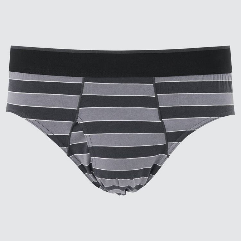 Uniqlo Briefs Men\'s Underwear Dark Grey | QPWMXI052