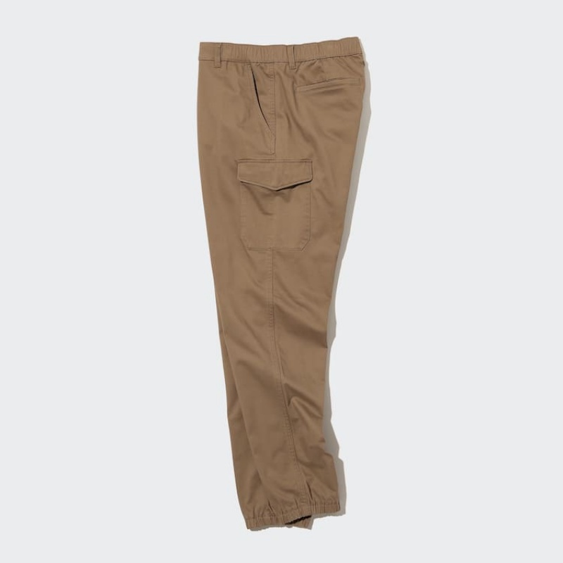 Uniqlo Cargo Jogger (Long) Men's Trousers Brown | FBJHXC524