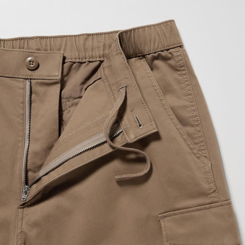 Uniqlo Cargo Jogger (Long) Men's Trousers Brown | FBJHXC524