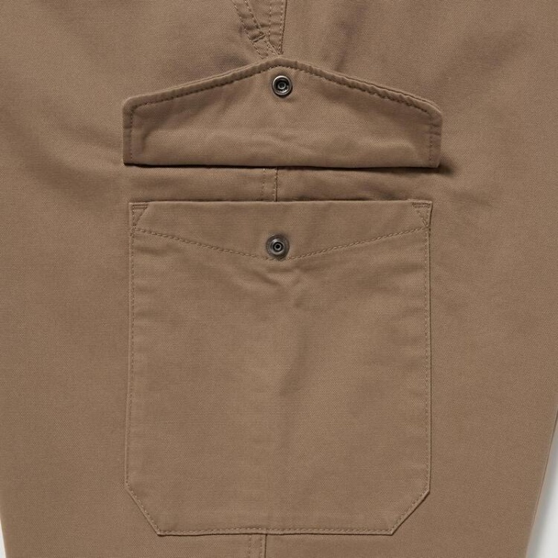 Uniqlo Cargo Jogger Men's Trousers Khaki | ZVDNJW695