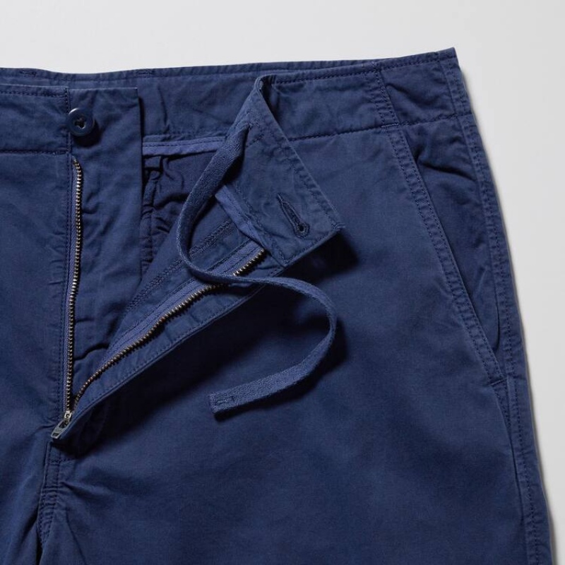 Uniqlo Chino Men's Shorts Blue | TLPHOJ617