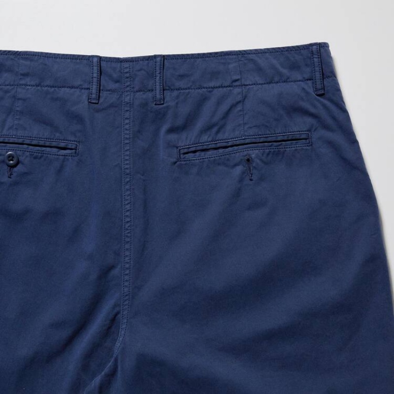 Uniqlo Chino Men's Shorts Blue | TLPHOJ617