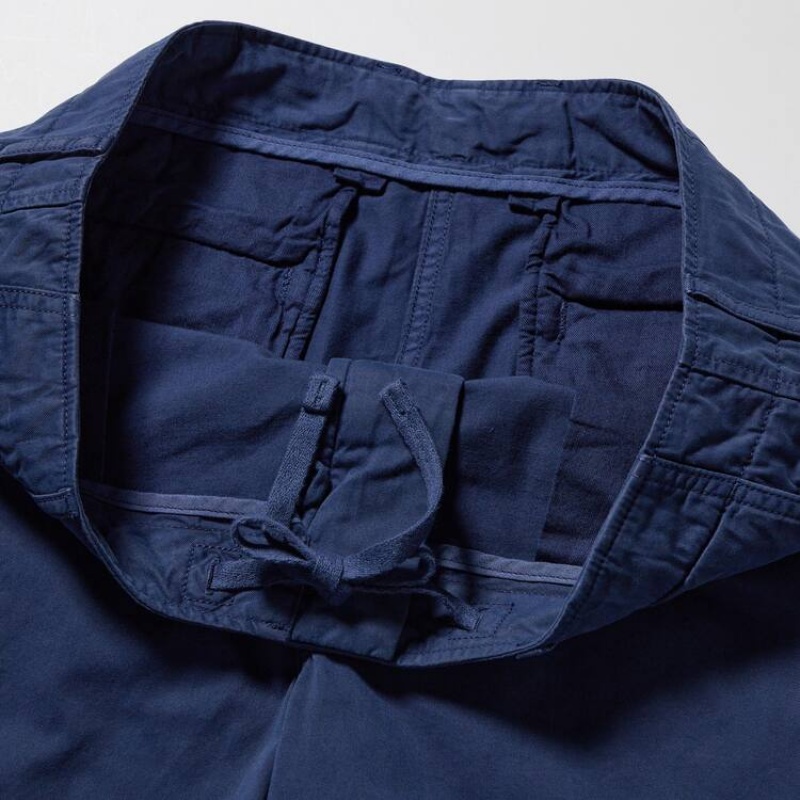 Uniqlo Chino Men's Shorts Blue | TLPHOJ617