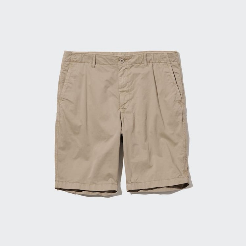 Uniqlo Chino Men's Shorts Khaki | HGFTRW940