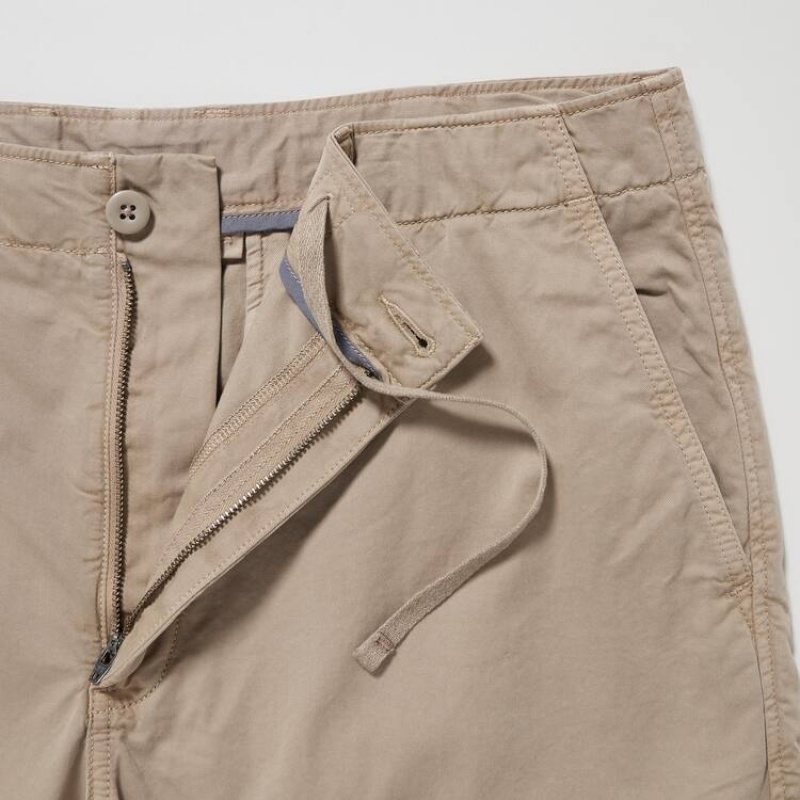 Uniqlo Chino Men's Shorts Khaki | HGFTRW940