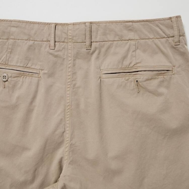 Uniqlo Chino Men's Shorts Khaki | HGFTRW940