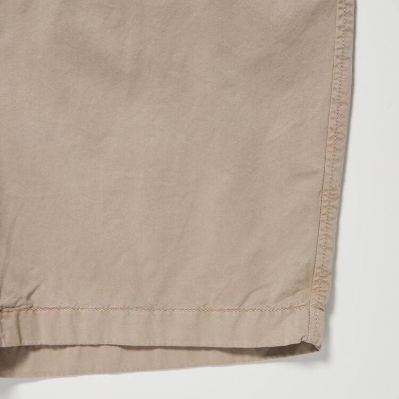 Uniqlo Chino Men's Shorts Khaki | HGFTRW940