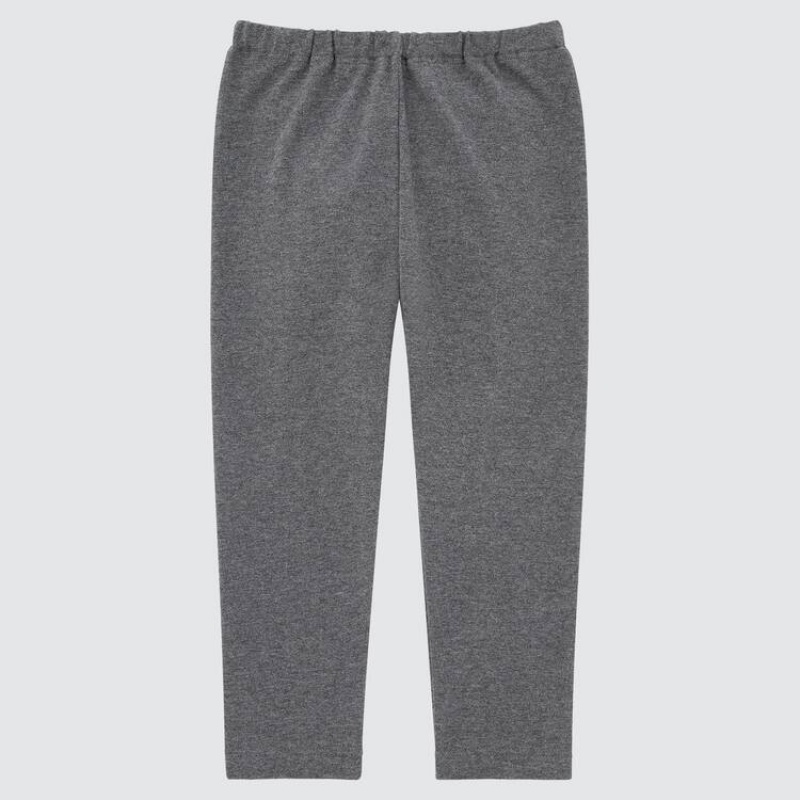 Uniqlo Cotton (2021 Season) Baby Leggings Dark Grey | HMWGAV246