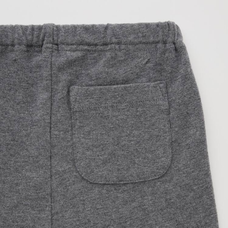 Uniqlo Cotton Baby Leggings Dark Grey | CJYKVB246