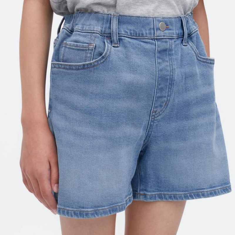 Uniqlo Denim Kids' Shorts Blue | TXEWUY035