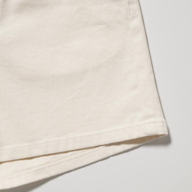 Uniqlo Easy Colour Kids' Shorts White | UXOPJK895