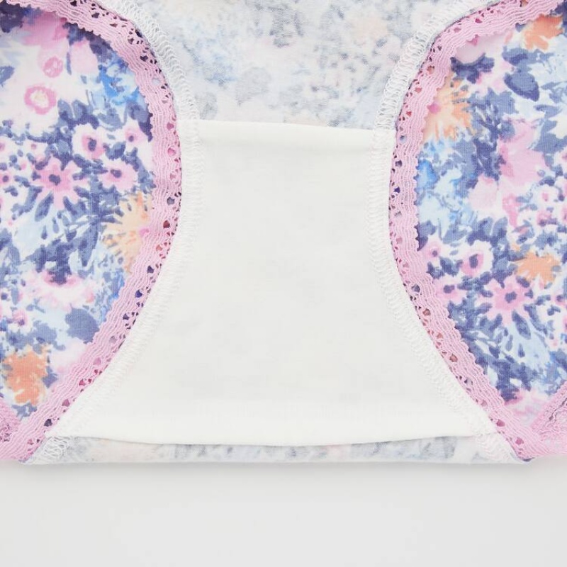 Uniqlo Floral Hiphugger Women's Underwear Pink | ZEWNJU340