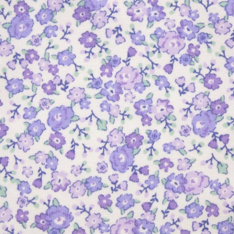 Uniqlo Flower Print Baby Leggings Purple | UMPXFQ047