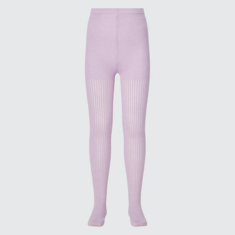 Uniqlo Glitter Tights Kids\' Leggings Pink | QTGLVW692