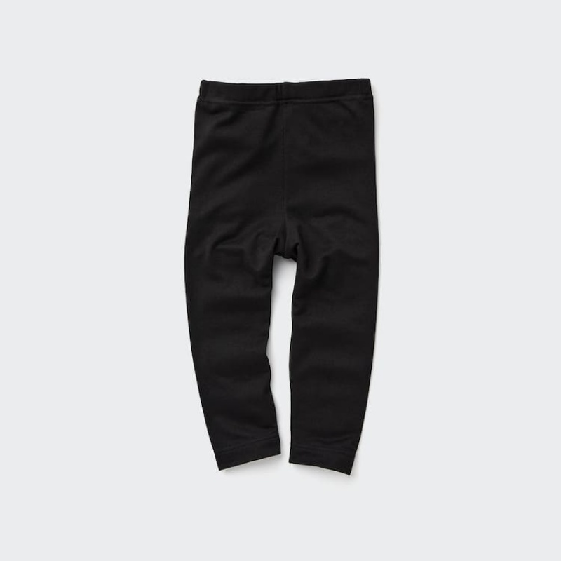 Uniqlo Heattech Thermal Baby Leggings Black | ZPXMUB018