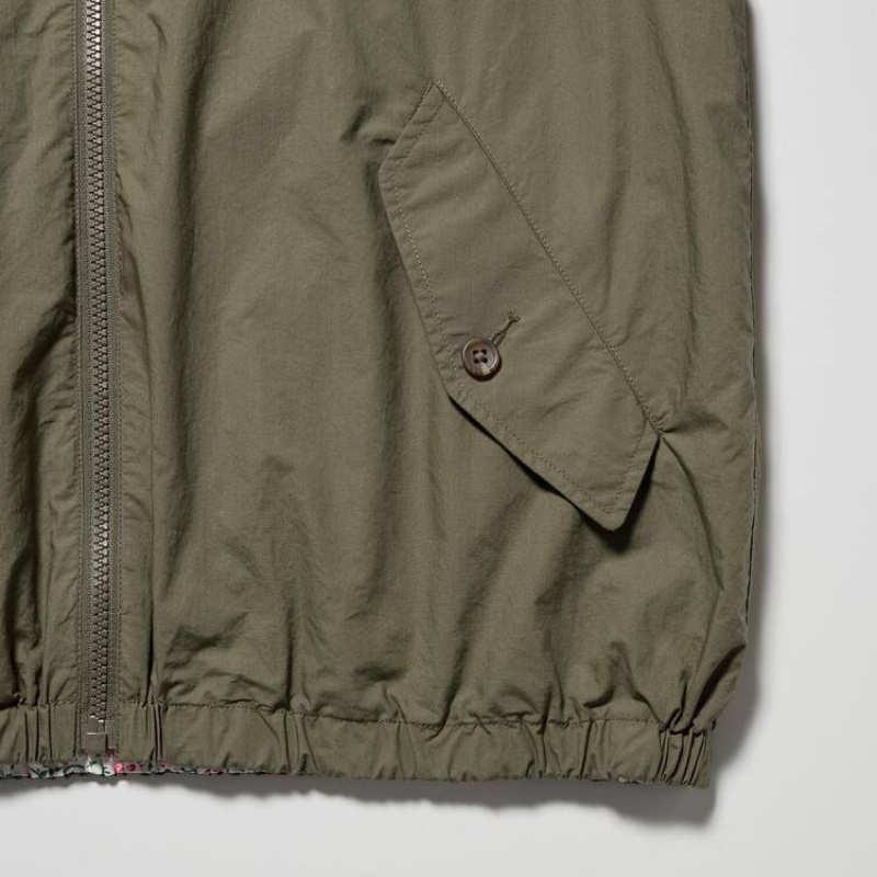 Uniqlo Ines De La Fressange Reversible Women's Parka Olive | LKRVWU267