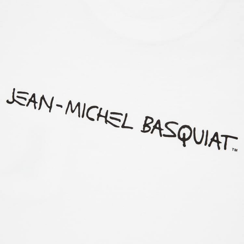 Uniqlo Jean-michel Basquiat Ut Graphic Men's T Shirts White | EZXIHG591