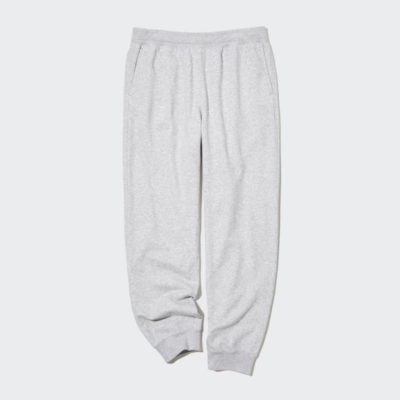 Uniqlo Joggers Men's Trousers Grey | WXUIVD076