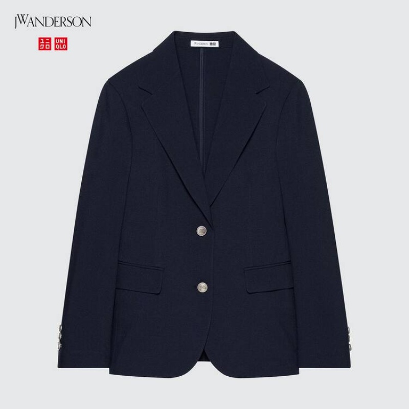 Uniqlo Jw Anderson Airsense Ultra Light Women's Jackets Navy | ZUXSPA270