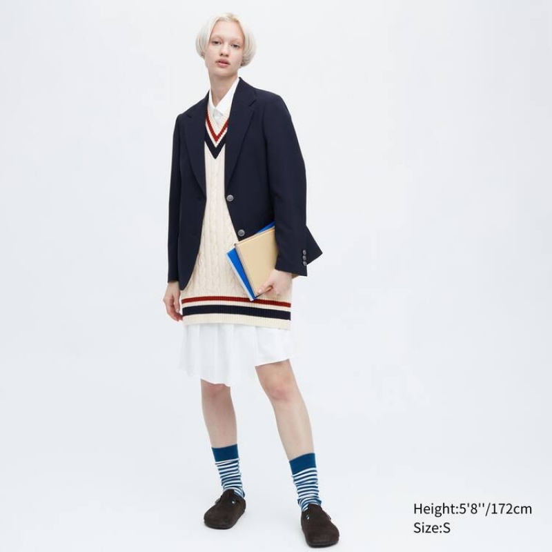 Uniqlo Jw Anderson Airsense Ultra Light Women's Jackets Navy | ZUXSPA270