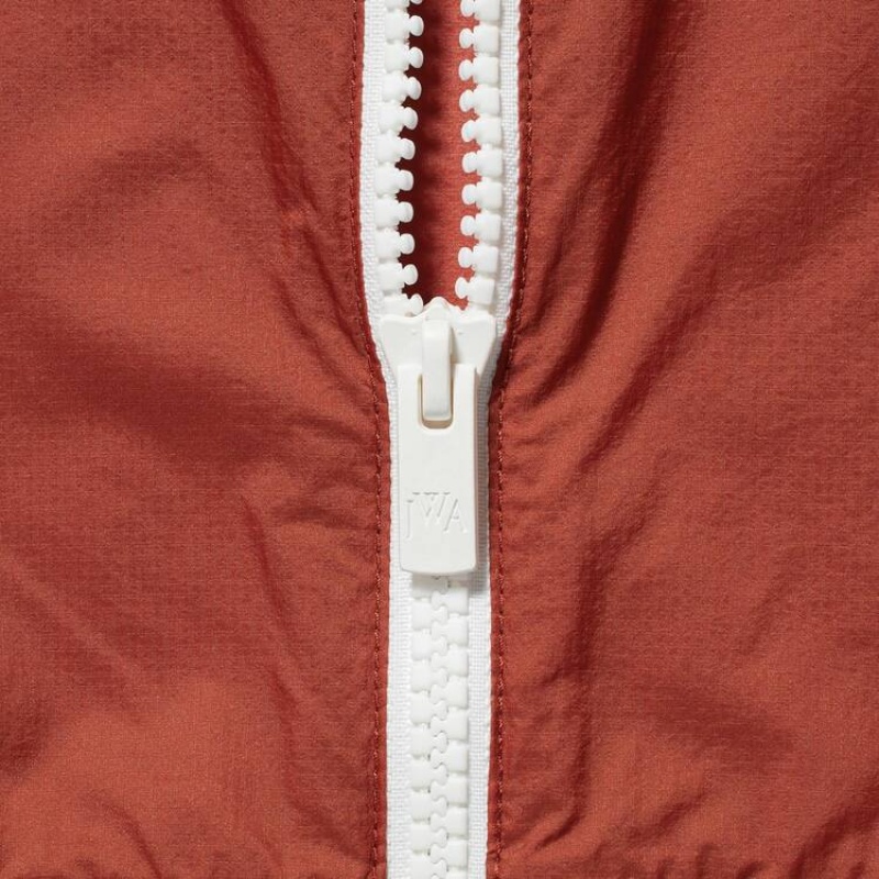 Uniqlo Jw Anderson Colour Block Uv Protection Men's Parka Red | KYVMIE908