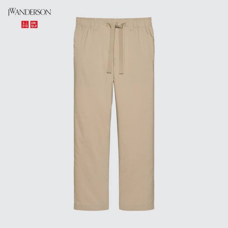 Uniqlo Jw Anderson Easy Men's Trousers Beige | PWMQAX129