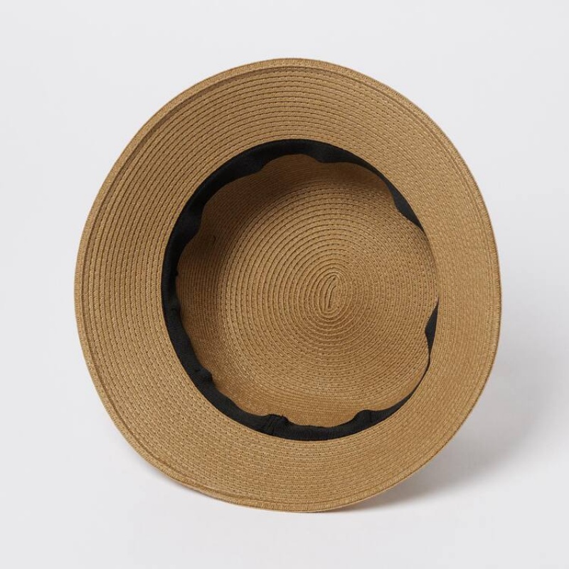 Uniqlo Jw Anderson Men's Hats Beige | HJLPIB857