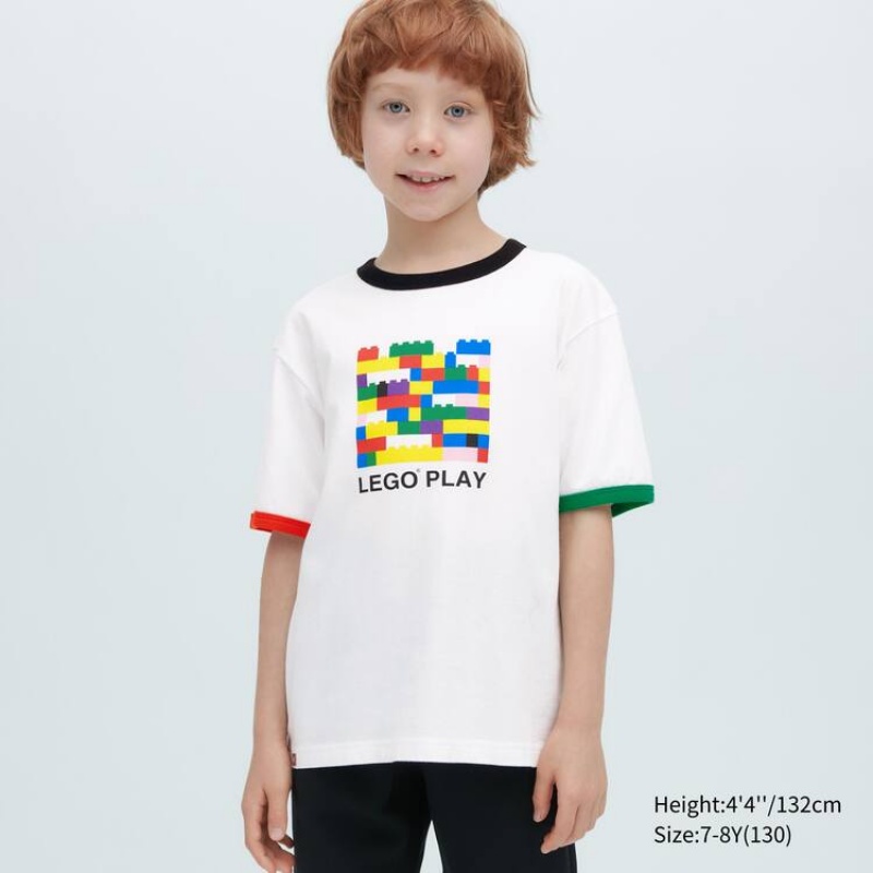 Uniqlo Lego® City Ut Graphic Kids' T Shirts White | WODEQF789