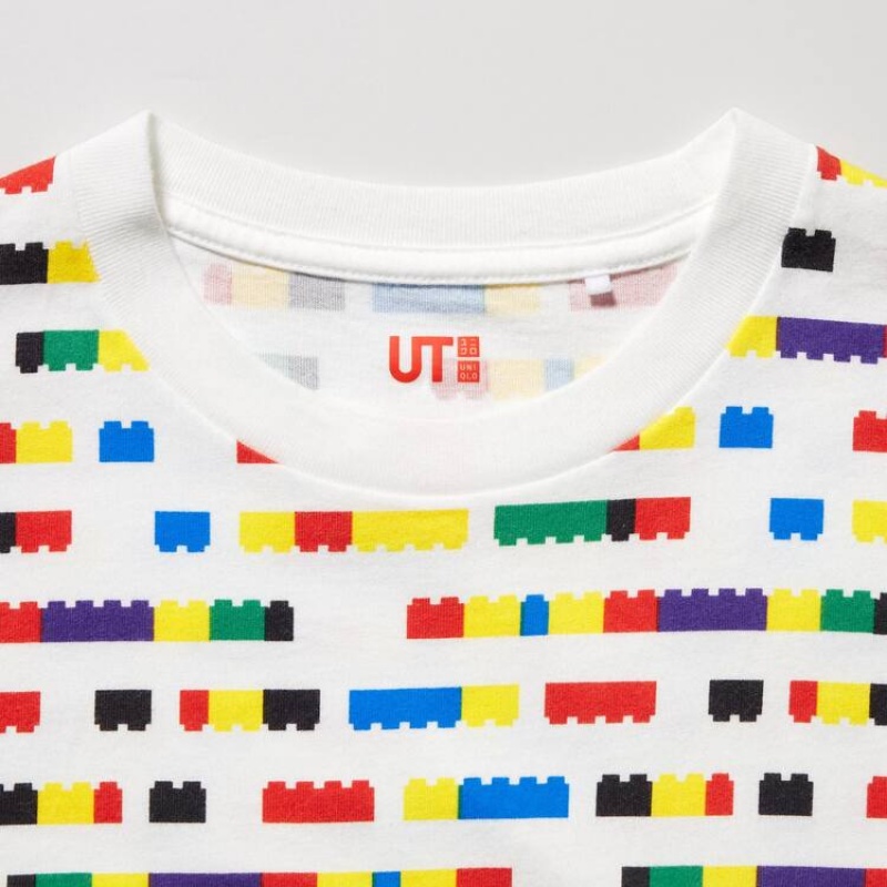 Uniqlo Lego® City Ut Graphic Kids' T Shirts White | ETXNOK485