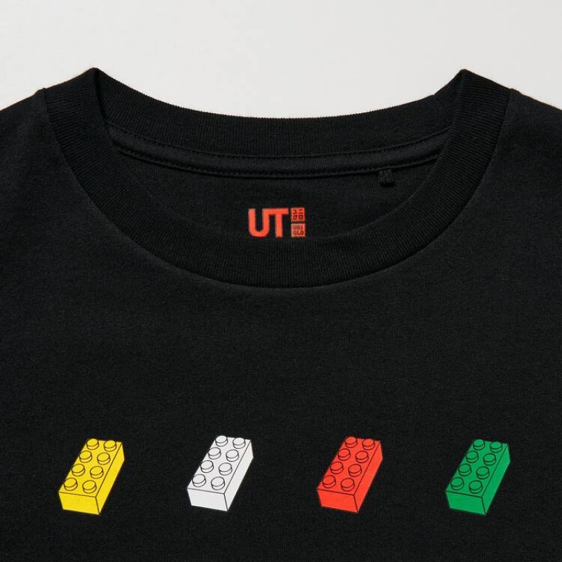 Uniqlo Lego® City Ut Graphic Kids' T Shirts Black | XWFQKI942