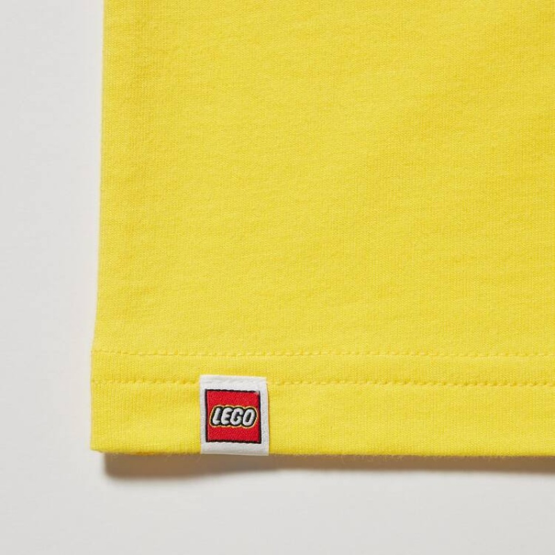 Uniqlo Lego® City Ut Graphic Kids' T Shirts Yellow | YDEKMJ269