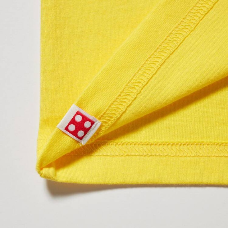 Uniqlo Lego® City Ut Graphic Kids' T Shirts Yellow | YDEKMJ269