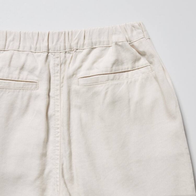 Uniqlo Linen Blend Relaxed Fit Kids' Jogger Beige | HBVRYN670