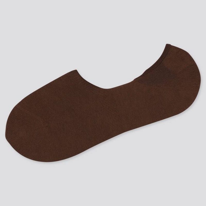 Uniqlo Low Cut Men\'s Socks Brown | NWBLFK635