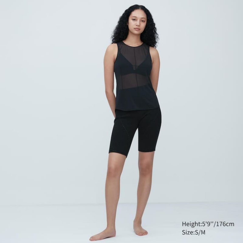 Uniqlo Mame Kurogouchi 3d Knit Seamless Women's Loungewear Black | HNPAOS603